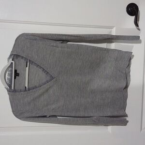 J. Crew Merino Wool Gray Ruffle Neck Sweater Sz XS $20
